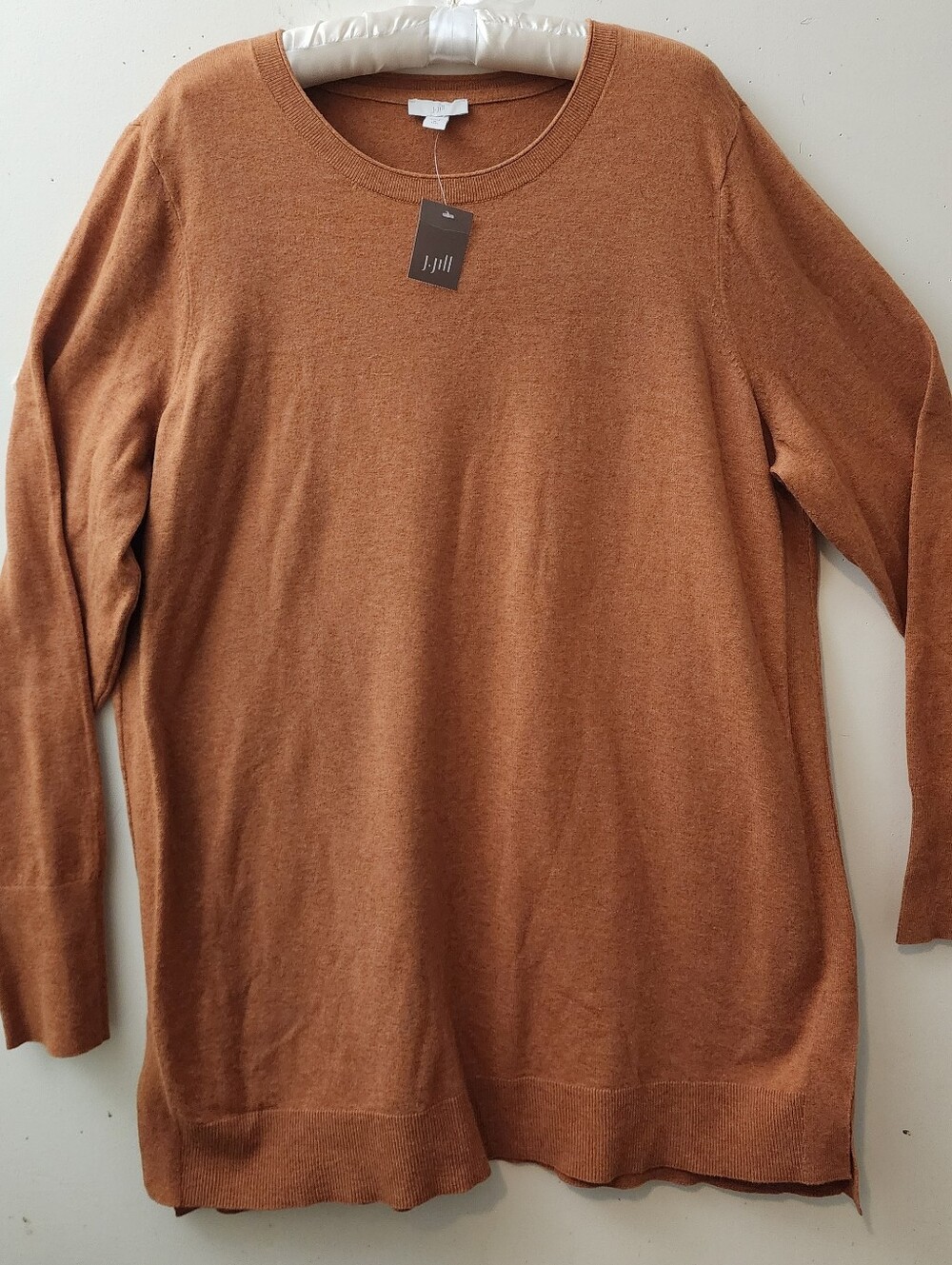 j.jill Xlg Tall Butternut Sweater NWT Tunic Autumn Holiday Preppy Classic